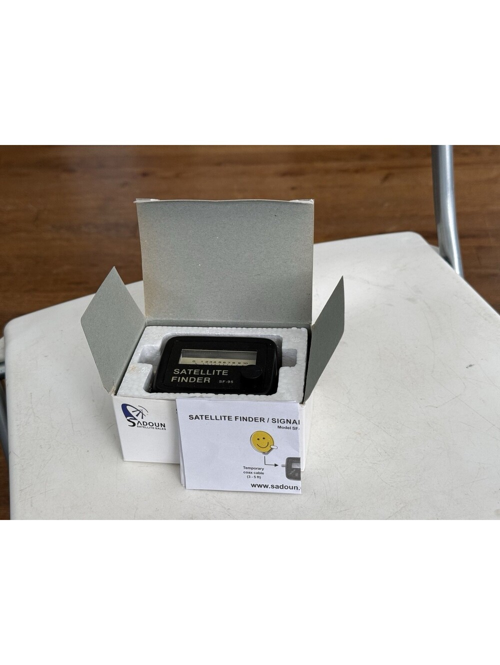 SF-95 Analog Satellite TV Signal Finder Meter Single Band W/manual